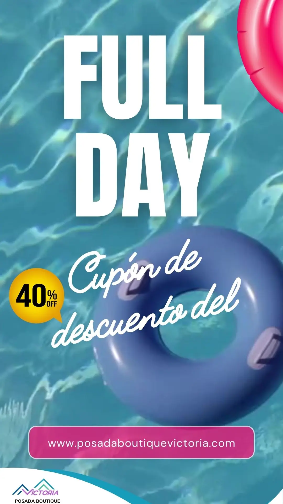 Confirmado tu registro Full Day Piscina 40%